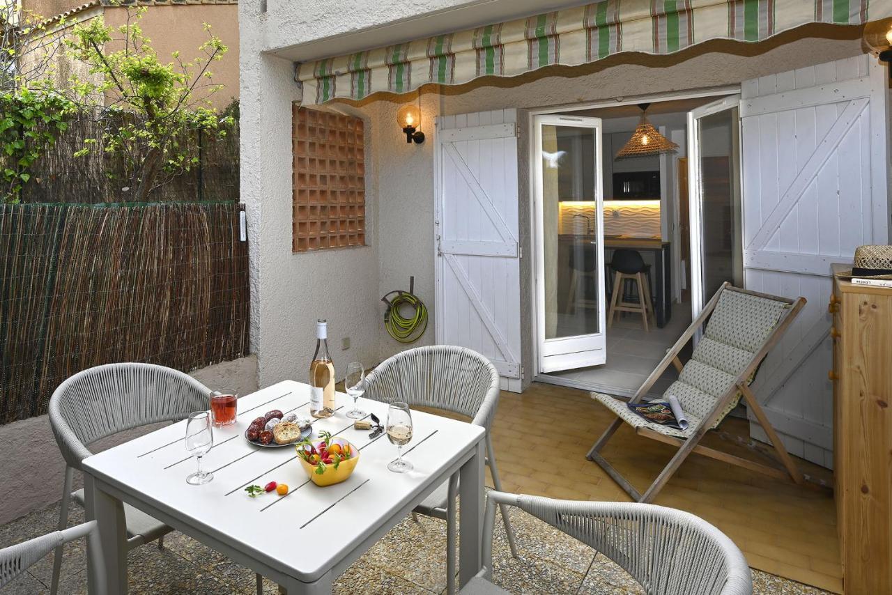 Charmant Studio 2A4 Pers Avec Jardin Et Place De Parking Situe A 5 Min A Pied De La Mer Bandol Eksteriør billede